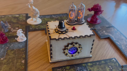 The Quantum Entropy Engine: Nixie Tube Dice